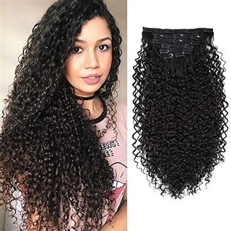 Editors Pick Best Clip On Curly Hair Extensions Human Hair Of