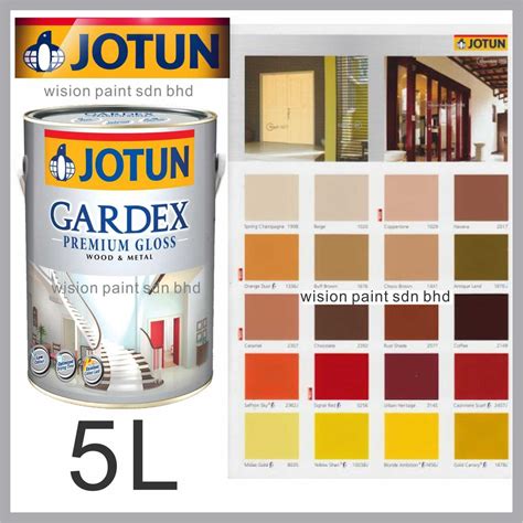 Let your imagination take flight with jotun's range of excellent interior wall paints. 5L ( 5 LITER ) Jotun Paint Gardex Premium Gloss Wood ...