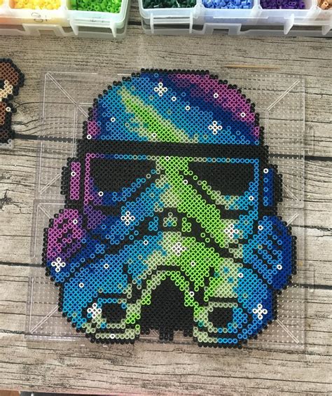 Stormtrooper Star Wars Perler Beads By Hollohandcrafted Bügelperlen
