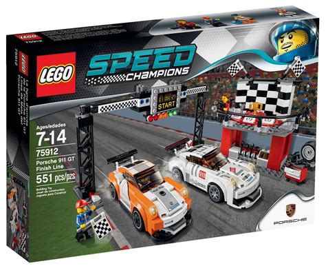 Lego Speed Champions 75912 Pas Cher Porsche 911 Gt Finish Line