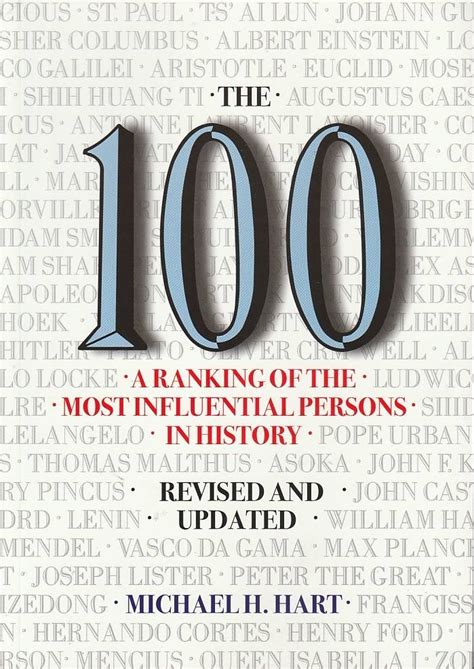 The 100 A Ranking Of The Most Influential Persons In History Revised