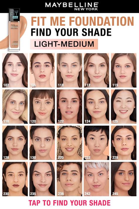 Find Your Fit Me Foundation Shade Maybelline Foundation Foundation