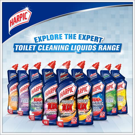 harpic toilet cleaner liquid limescale remover fresh 1litre online at best price toilet