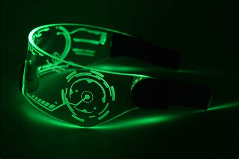 asvp shop cyberpunk led visor glasses perfect for cosplay and festivals cybergoth