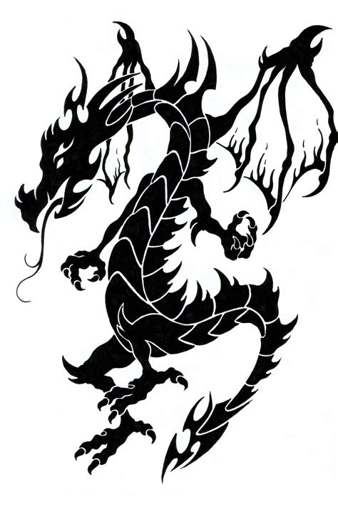 Free Chinese Dragon Images Black And White Download Free Chinese