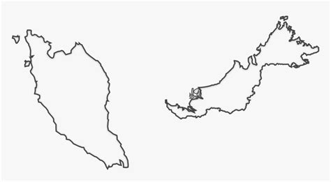 Thumb Image Drawing Maps For Malaysia Hd Png Download Transparent