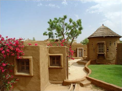 Rajasthani Mud Hut 1 House In Nature Mud House Architecture House