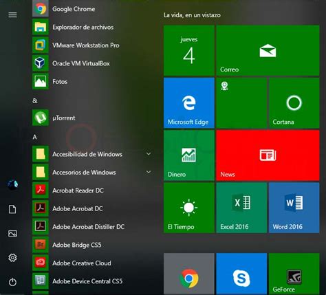 Panel De Control En Windows 10