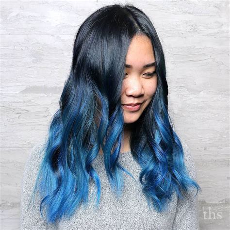 20 Dark Blue Hairstyles That Will Brighten Up Your Look Black Hair