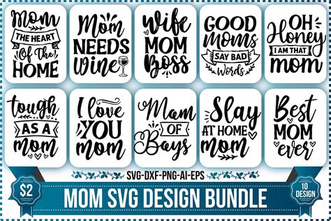 Mom Svg Design Bundle Vol 2 Graphic By Nasemabd88 · Creative Fabrica