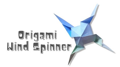 Origami Wind Spinner Toy Tutorial Easy And Fun Paper Toy For Kids