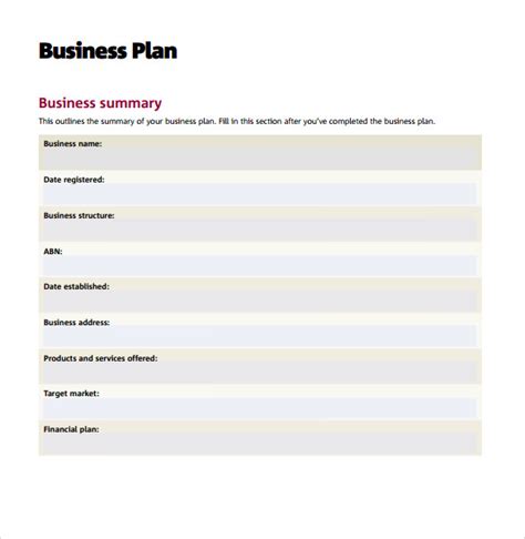 11 Sample Business Action Plans Sample Templates