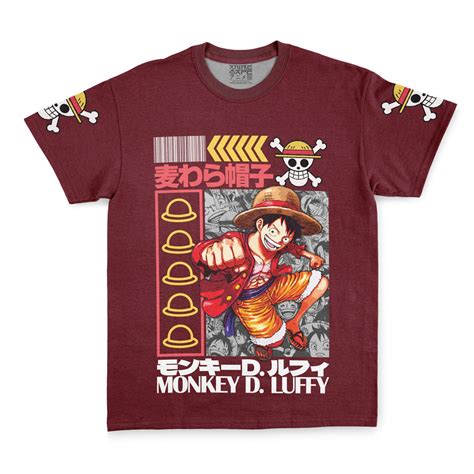 Monkey D Luffy V2 One Piece Streetwear T Shirt Anime Ape