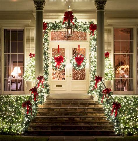 Top 91 Wallpaper Pictures Of Christmas Decorated Front Porches