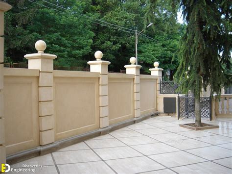 Marvelous Boundary Wall Design Ideas In 2022 Compound Wall Design