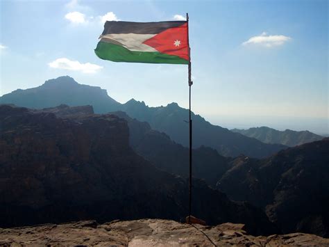 Jordanian Flag Free Photo Download Freeimages