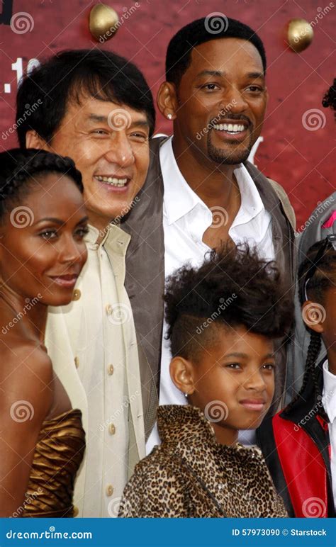 Jackie Chan Will Smith Jada Pinkett Smith Jaden Smith And Willow