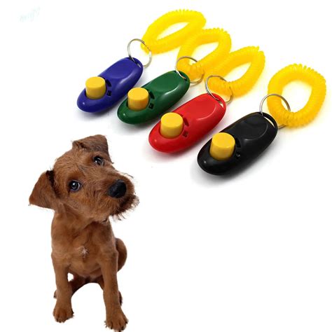 2015 New Practical Dog Pet Button Clicker Sound Trainer Cat Training
