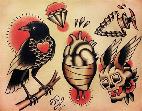 27 Old School Tattoos Designs And Ideas