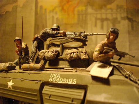 Close Combat Us Tank Crew Plastic Model Military Figures 135