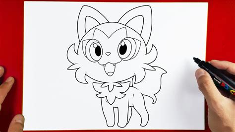 How To Draw Sprigatito Pokemon Youtube