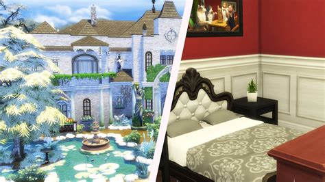 Manor Group Collab Master Bedroom The Sims 4 Speed Build Youtube