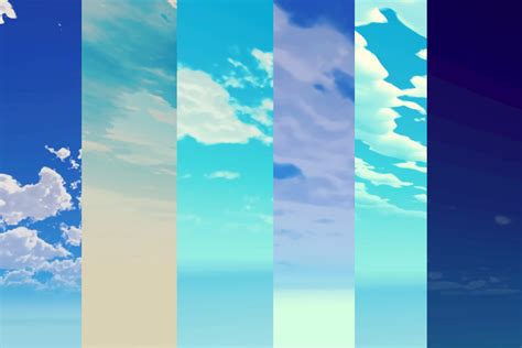 Free Stylized Skybox 2d 하늘 Unity Asset Store