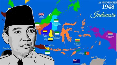 Peta Sejarah Republik Indonesia Serikat History Map Timeline United