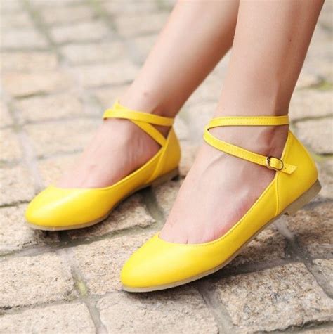 Cross Stripe Buckle Sandal Yellow Yellow Shoes Buckle Sandals
