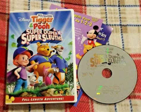 MY FRIENDS TIGGER POOH Super Duper Super Sleuths DVD No Scratches