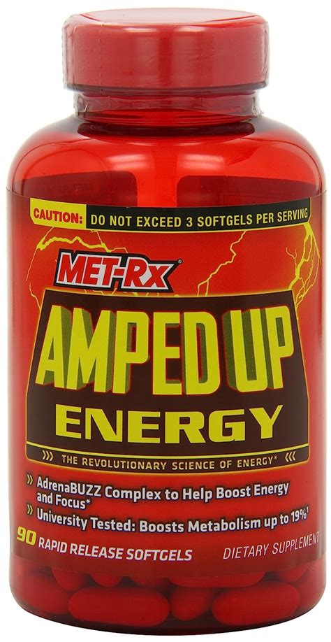 Buy Met Rx Amped Up Energy 90 Softgels Online At Low Prices In India