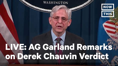 Ag Merrick Garland Delivers Remarks Live Youtube