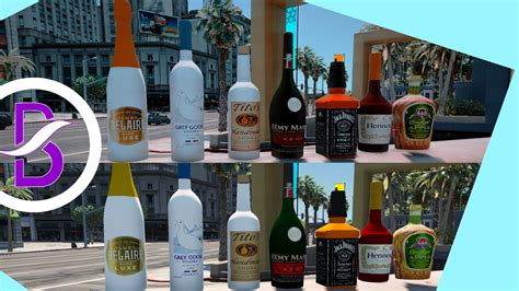 Real Alcohol Bottles Props Fivem Ready Releases Cfxre Community