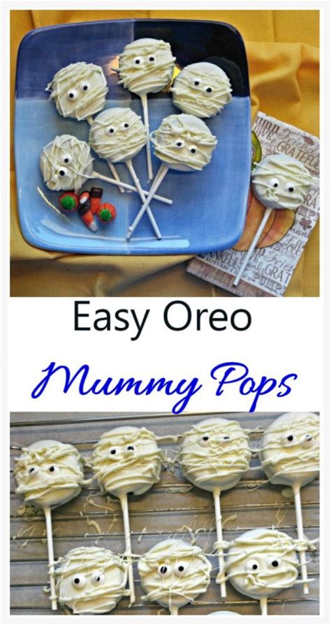 Oreo Cookie Pops Halloween Mummy Cookie Pop Recipe