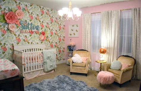 Baby Showers Bring Decorative Wall Flowers Project Nursery