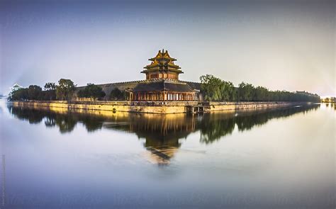 The Forbidden City At Night By Stocksy Contributor Helen Sotiriadis