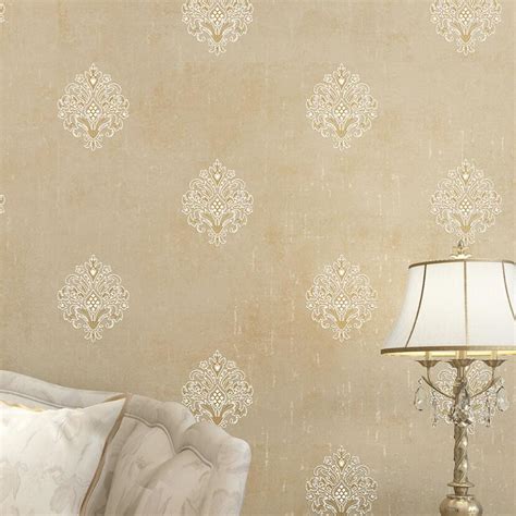 Elegant European Flower Wallpaper Luxury 3d Embossed