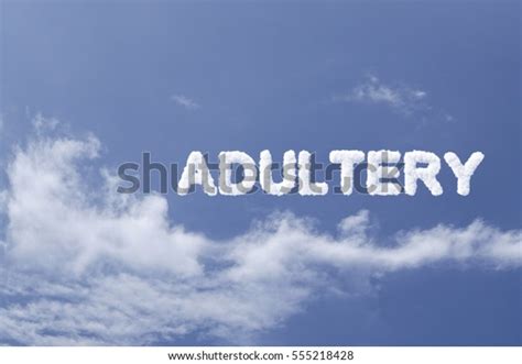 Adultery Word Made Cloud Stock Photo Edit Now 555218428