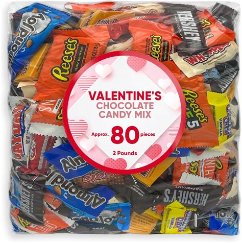 Valentines Day Candy Mix 5 Lb Bulk Box Individually