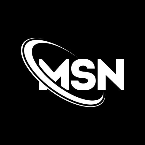 Logotipo Msn Msn Carta Diseño De Logotipo De Letra Msn Logotipo De