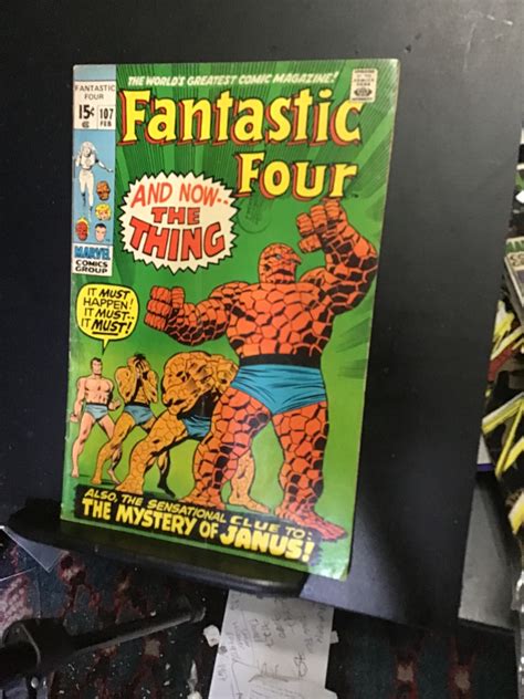Fantastic Four 107 1971 Thing Story 1st Byrne Art Fnvf Wytheville