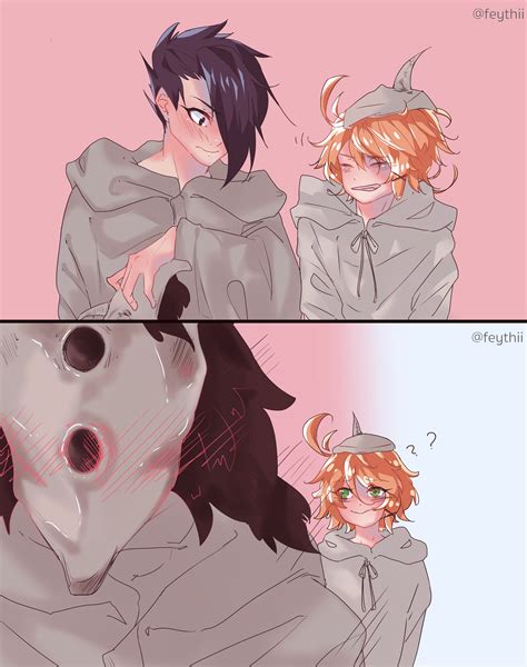 Emma X Ray The Promised Neverland Ray Emma The Promised Neverland Neverland Art