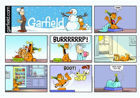 2017 Garfield Comic Strips Wiki Fandom