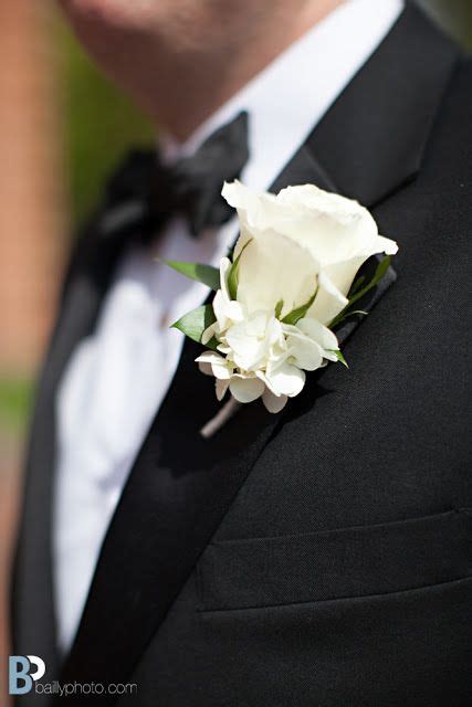 Grooms White Rose Boutonniere Wedding Flowers Boutonniere Wedding