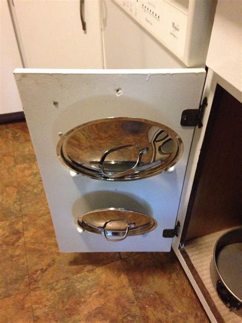 Electric grills are great for apartments, rvs, and any place where. Storage for pot tops! So easy and cheap to do! (With ...