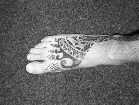 Tribal Foot Tattoos For Men