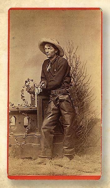 Cowboy 1880s Old West Historical Photos Wild West