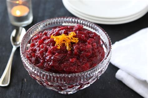 apple and cranberry sauce with orange and crystallized ginger recipe