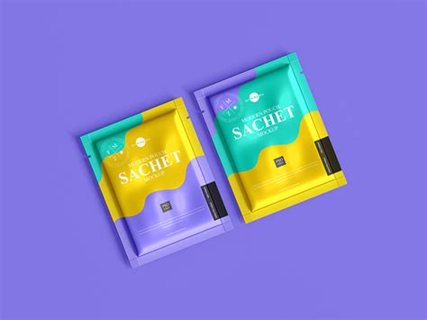 Download Free Modern Pouch Sachet Mockup on Behance