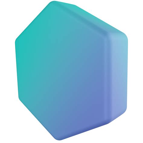 Free Prism Hexagonal 3d Render Icon 14919638 Png With Transparent